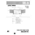 SONY SRS20 Service Manual cover photo