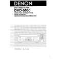 DENON DVD-5000 Owner's Manual cover photo