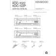 KENWOOD KDC1022 Service Manual cover photo