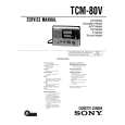 SONY TCM-80V Service Manual cover photo