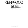KENWOOD KVC-1000 Owner's Manual cover photo