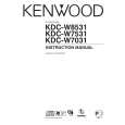KENWOOD KDC-W8531 Owner's Manual cover photo