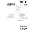 SONY RM1BP Service Manual cover photo