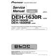 PIONEER deh-1600r Service Manual cover photo