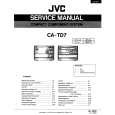 JVC CATD7 Service Manual cover photo