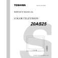 TOSHIBA 20AS25 Service Manual cover photo