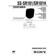 SONY SS-SR101 Service Manual cover photo