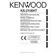 KENWOOD KS-2100HT Owner's Manual cover photo