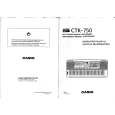 CASIO CTK-750 Owner's Manual cover photo