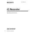 SONY ICD-37 Owner's Manual cover photo