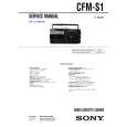 SONY CFMS1 Service Manual cover photo