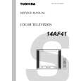 TOSHIBA 14AF41 Service Manual cover photo