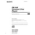 SONY CDX-C5050X Owner's Manual cover photo