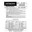 HITACHI 50EX20B Service Manual cover photo
