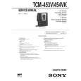 SONY TCM453V Service Manual cover photo