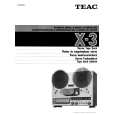 TEAC X3 Owner's Manual cover photo