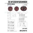 SONY XSW1320 Service Manual cover photo