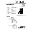 SONY SS-H4700 Service Manual cover photo