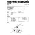 TELEFUNKEN DIGITALE 50 Service Manual cover photo
