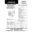 HITACHI RAM60QH4 Service Manual cover photo