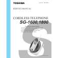 TOSHIBA SG1600 Service Manual cover photo