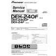 PIONEER DEH-2400F Service Manual cover photo