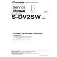 PIONEER S-DV2SW/XCN5 Service Manual cover photo