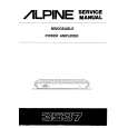 ALPINE 3537 Service Manual cover photo