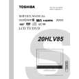 TOSHIBA 20HLV85 Service Manual cover photo