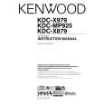 KENWOOD KDCX879 Owner's Manual cover photo