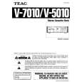 TEAC V7010 Owner's Manual cover photo