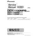 PIONEER DEH-1100MPB/XN/EW5 Service Manual cover photo