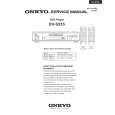 ONKYO DVS555 Service Manual cover photo