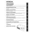 HITACHI CPX430WA Owner's Manual cover photo