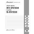 PIONEER XV-DV333/NTXJ Owner's Manual cover photo