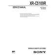 SONY XRC5109R Service Manual cover photo