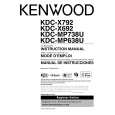 KENWOOD KDC-MP638U Owner's Manual cover photo