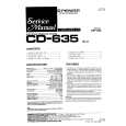 PIONEER CD-635 Service Manual cover photo