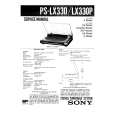 SONY PSLX330/P Service Manual cover photo