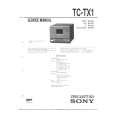 SONY TCTX1.PDF Service Manual cover photo