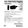 SONY CCD-TR403 Service Manual cover photo
