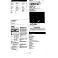 SONY CCD-TR21 Owner's Manual cover photo