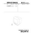 SONY KVG21MW3 Service Manual cover photo