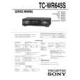 SONY TC-WR645S Service Manual cover photo