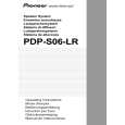 PIONEER PDP-S06-LR/XIN1/E Owner's Manual cover photo