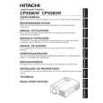 HITACHI CPX980W Owner's Manual cover photo