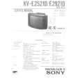 SONY KVE2521D Service Manual cover photo