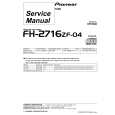 PIONEER FH2716ZF04 Service Manual cover photo