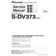 PIONEER S-DV373/XCN5 Service Manual cover photo