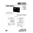 SONY WMEX55 Service Manual cover photo